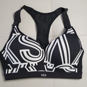 VSX SPORT BRA Black Sports Racerback Pushup Bra